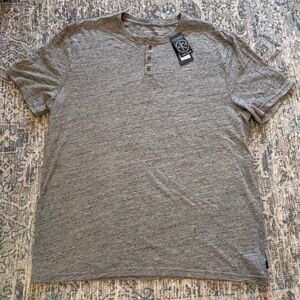 Men’s Lucky Brand Linen Blend Henley Tee